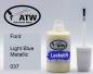 Preview: Ford, Light Blue Metallic, 037: 20ml Lackstift, von ATW Autoteile West.